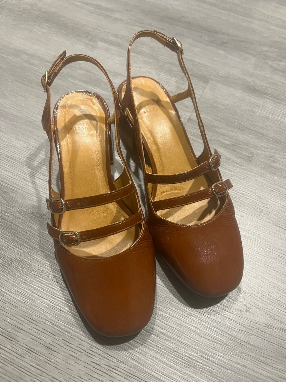 Sezane Paula Babies Sling Back Mary Jane Pump